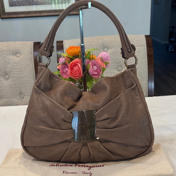Authentic Salvatore Ferragamo Hobo Bag